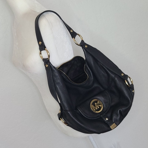 Michael Kors black leather hobo bag - Picture 8 of 9